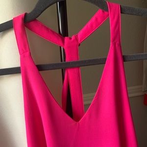 Hot Pink Strappy Tank